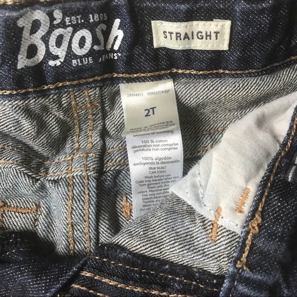 Osh Kosh B’Gosh Straight Style Toddler Boy’s Jeans - Picture 5 of 9
